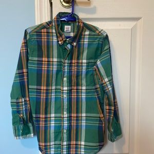 Gap size small Green Button Down Shirt